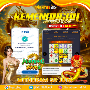 KEMENANGAN JP MODAL MAHJONG WAYS 2 WD 50 JUTA