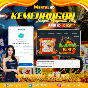 BUKTI JACKPOT SLOT MAHJONG WINS 3 BLACK SCATTER WD 50 JUTA