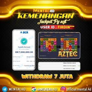 KEMENANGAN JP TREASURE AZTEC WD 7JT