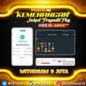 KEMENANGAN JP PRAGMATIC PLAY WD 9 JT