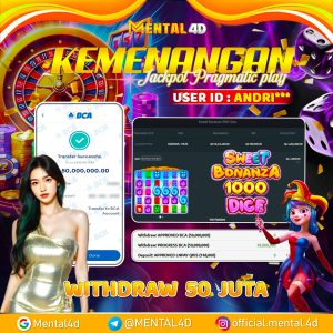 KEMENANGAN JP SWEET BONANZA 1000 DICE WD 50JT