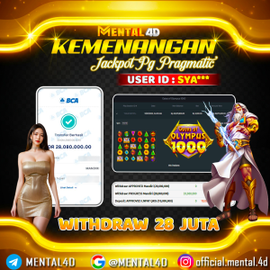 BUKTI JACKPOT SLOT GATES OF OLYMPUS 1000 WD 28 JUTA